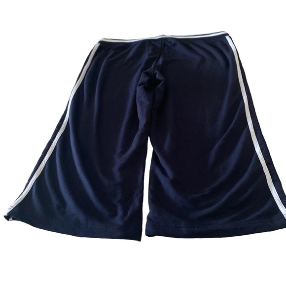 Hiatus women’s cropped pants embroidered logo,navy blue color, size 1X. - Picture 4 of 9